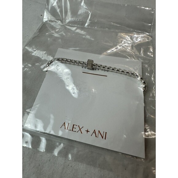 Alex + Ani Mother Of Pearl Venetian Chain Bracelet - Picture 1 of 6